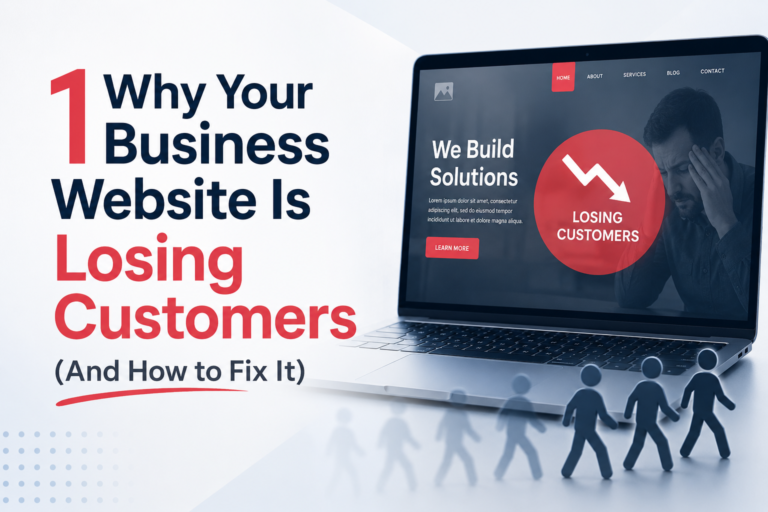 Why Your Business Website Is Losing Customers (And How to Fix It)