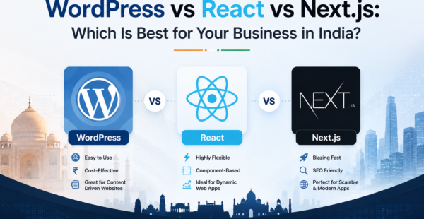 WordPress vs React vs Next.js: Which Is Best for Your Business in India?